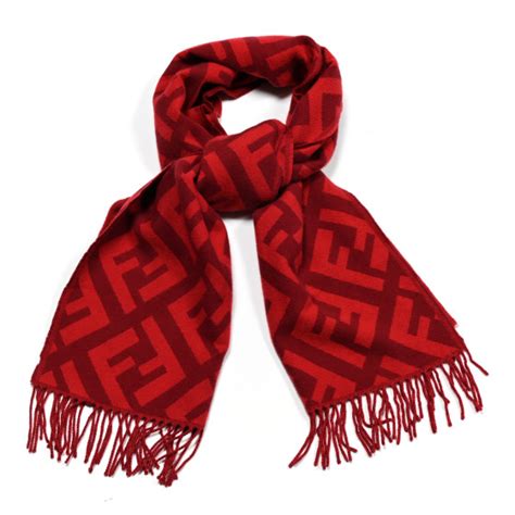 red fendi scarf|fendi scarf women sale.